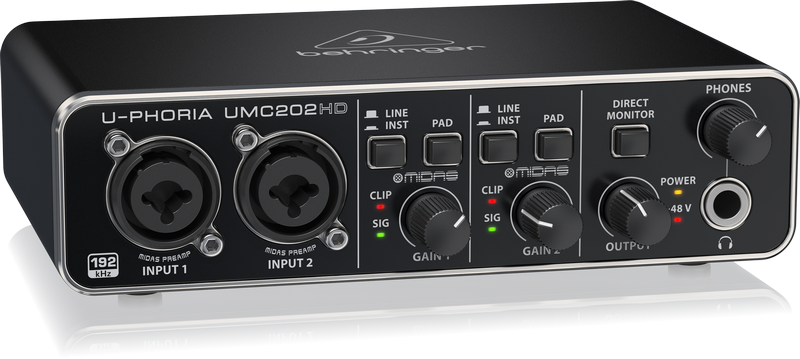 UMC202HD BEHRINGER ( ベリンガー ) UMC202HD U-PHORIA - 製品一覧 - ベリンガー公式ホームページ